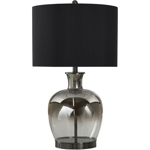 Cameron 27.25 inch 100.00 watt Multi - Ombre Chrome and Silver and Clear and Chrome Table Lamp Portable Light