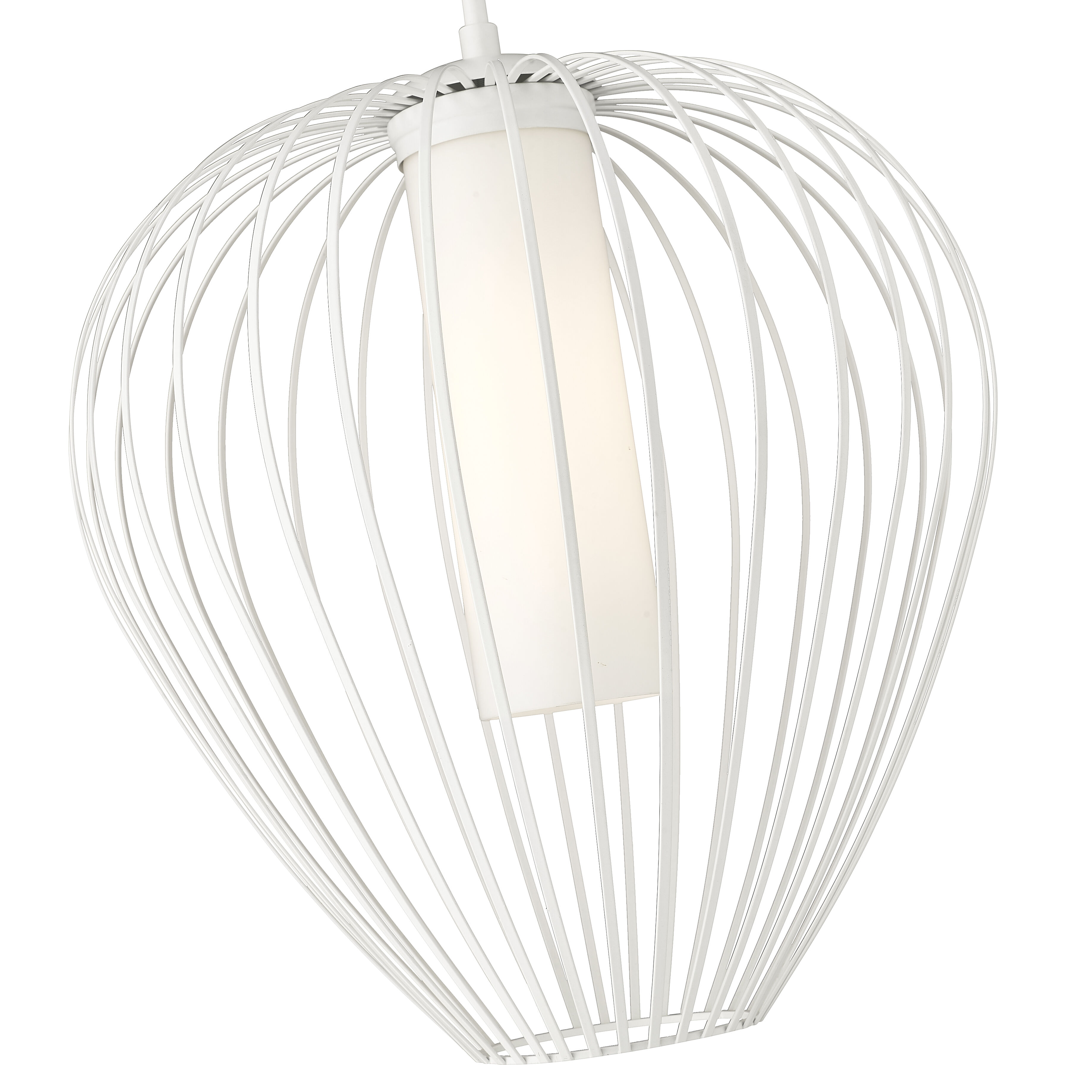 Savanti 1 Light 18 inch Textured White Pendant Ceiling Light