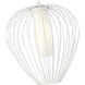 Savanti 1 Light 18 inch Textured White Pendant Ceiling Light