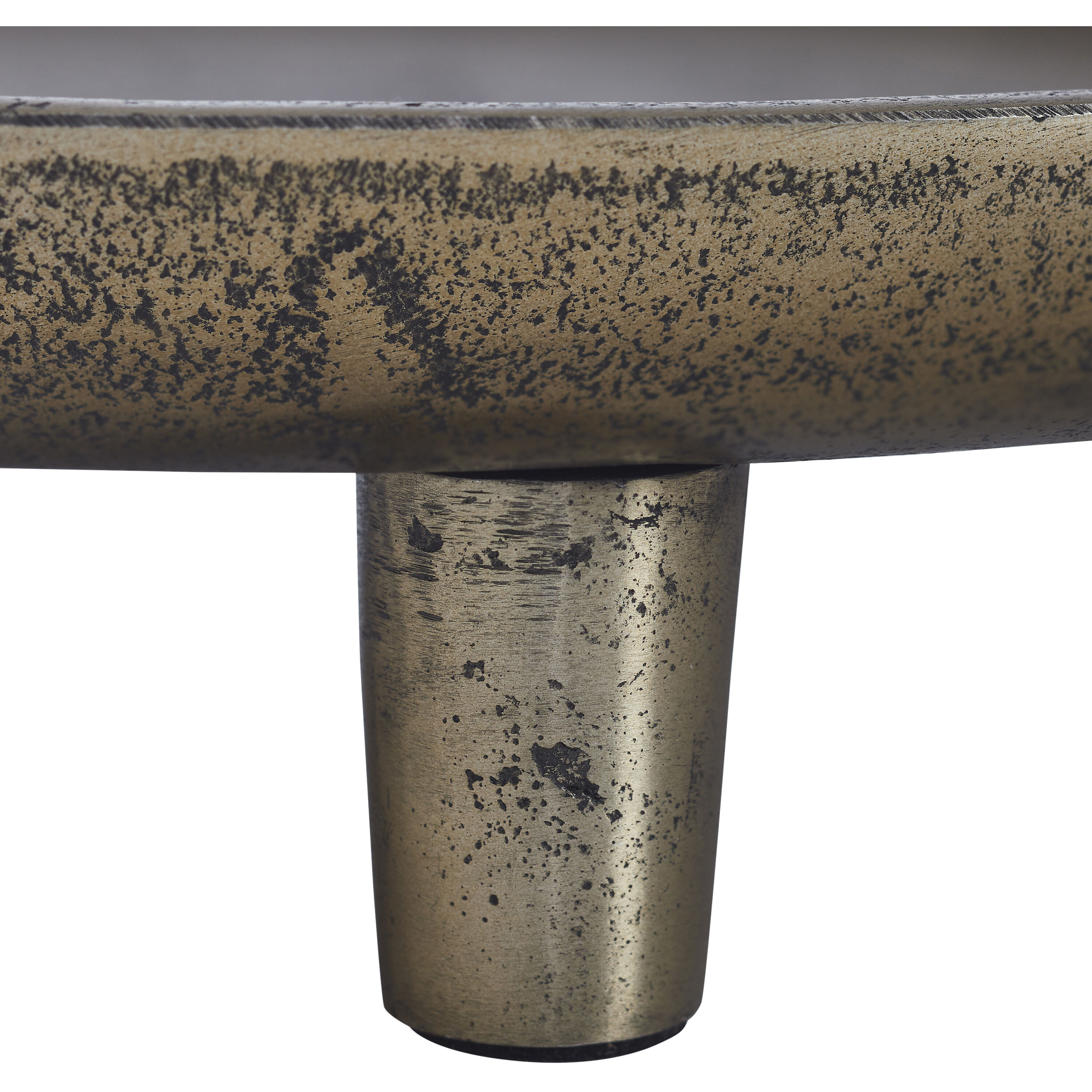 Kaleido Antique Brass Tray