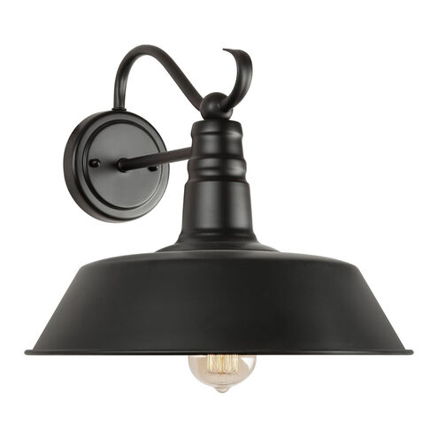 Signature 1 Light 13 inch Black Outdoor Wall Light