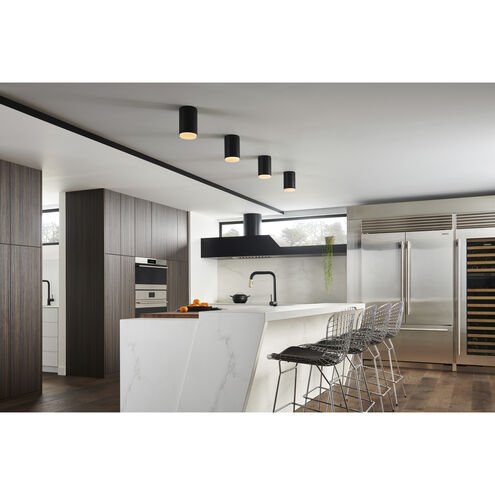 Cedric 1 Light 5.25 inch Black Indoor Foyer Flush Mount Ceiling Light