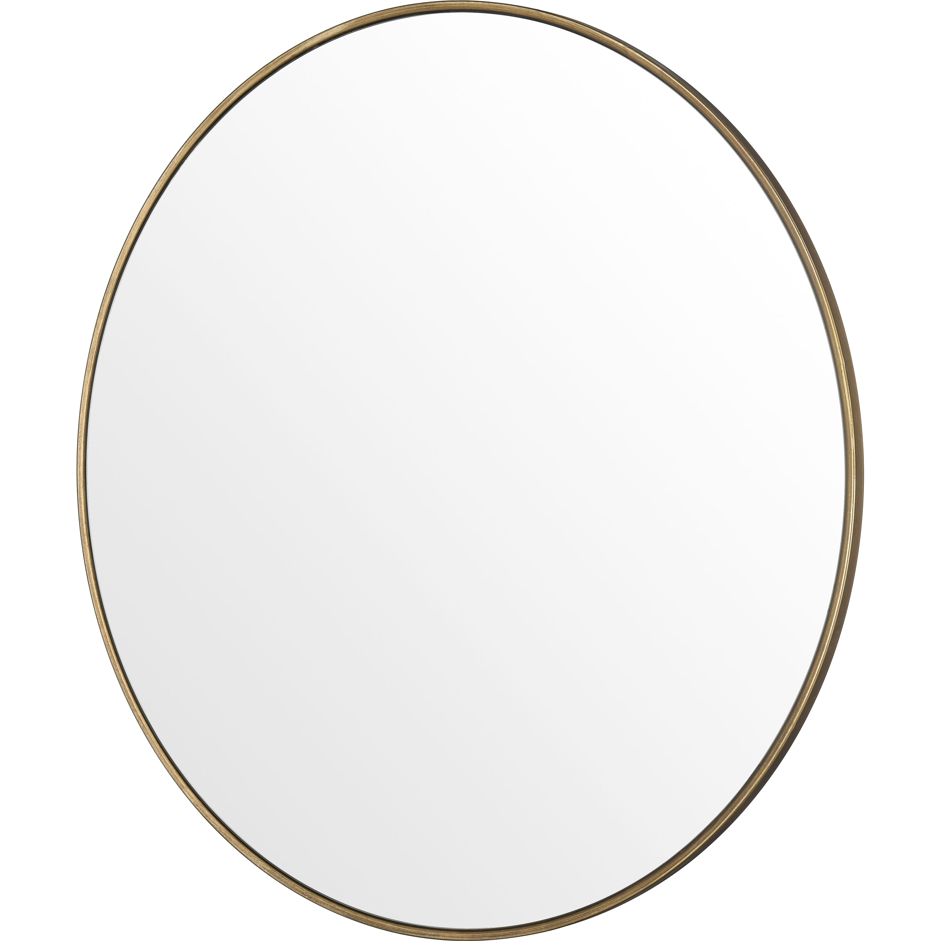 Delk 35.5 X 35.5 inch Brass with Mirror Wall Mirror
