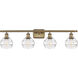 Ballston Rochester 4 Light 35.88 inch Brushed Brass Bath Vanity Light Wall Light
