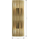 Aven 4 Light 6.75 inch Sand Coal Black and Legacy Brass ADA Wall Sconce Wall Light