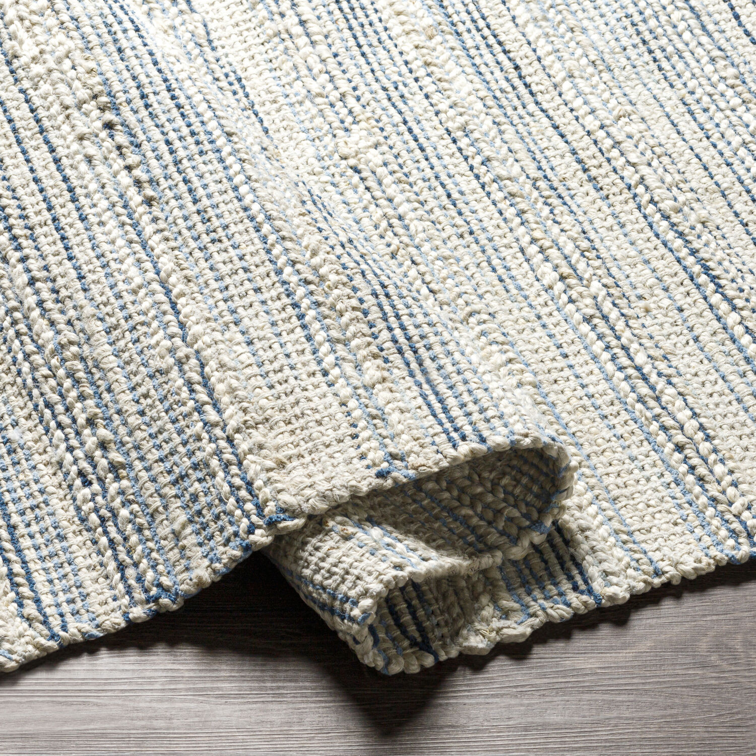 Bali 120 X 96 inch Denim Rug in 8 x 10, Rectangle