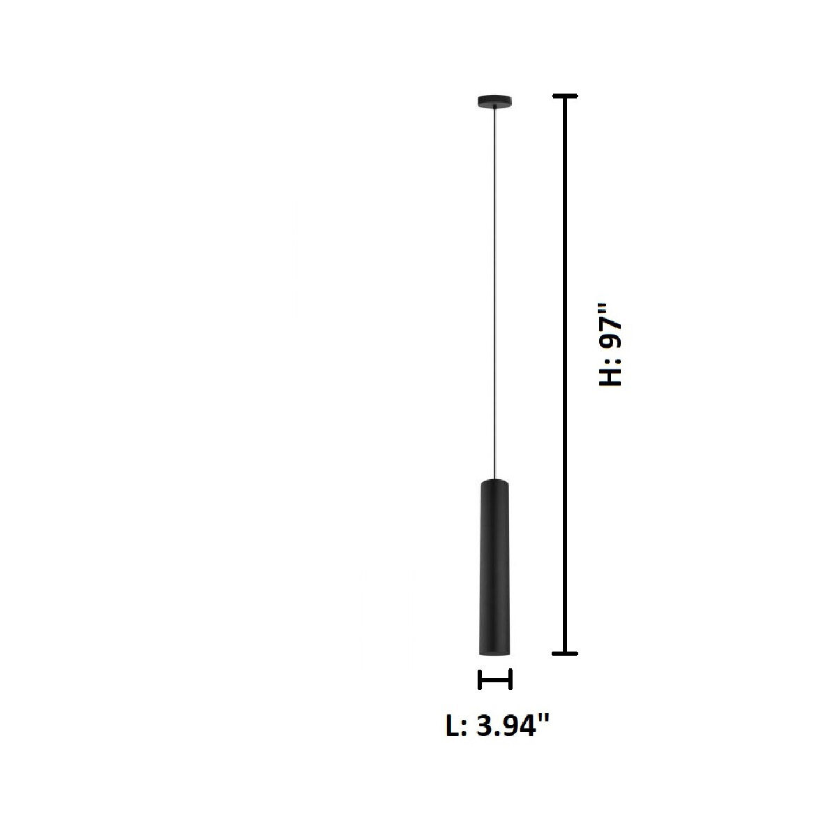 Tortoreto 1 Light 3.94 inch Matte Black Mini Pendant Ceiling Light