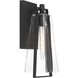 Costa 1 Light 16 inch Sand Coal Black Outdoor Wall Sconce