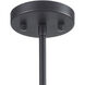 Yardley 5 Light 17 inch Oil Rubbed Bronze with Clear Chandelier Ceiling Light