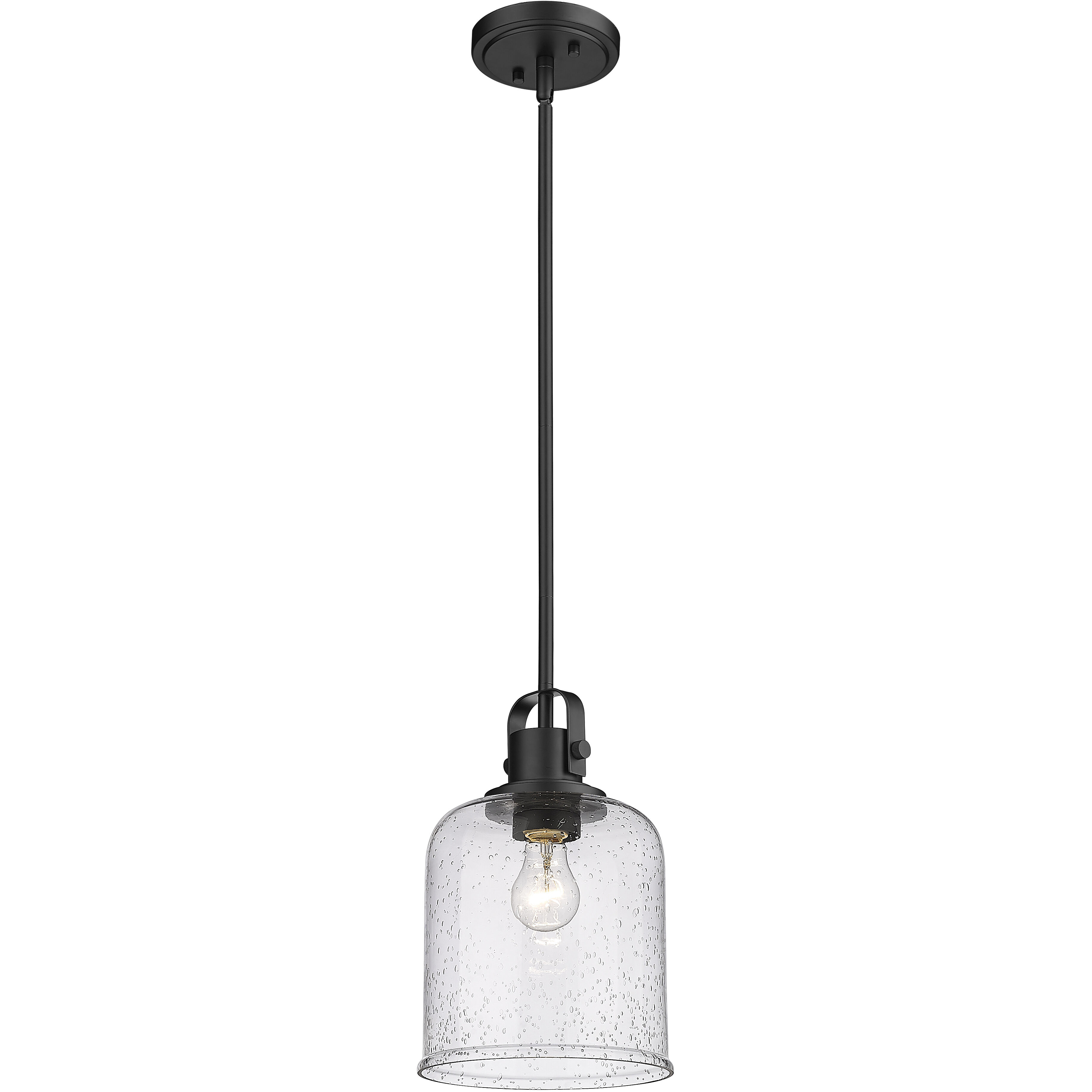 Kinsley 1 Light 8 inch Matte Black Pendant Ceiling Light