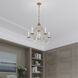 Alessia 5 Light 24 inch Antique Brass Chandelier Ceiling Light