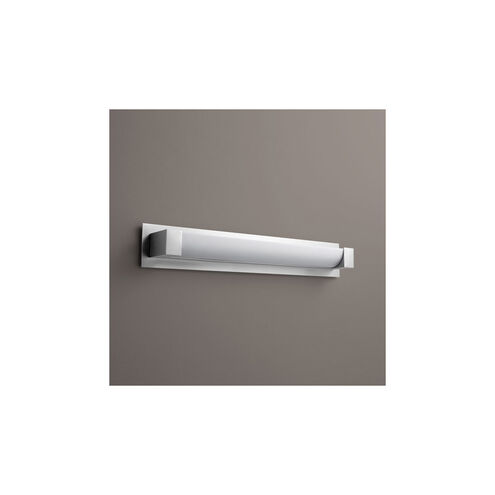 Balance 1 Light 29 inch Satin Nickel Vanity Light Wall Light, with Backplate Accessory