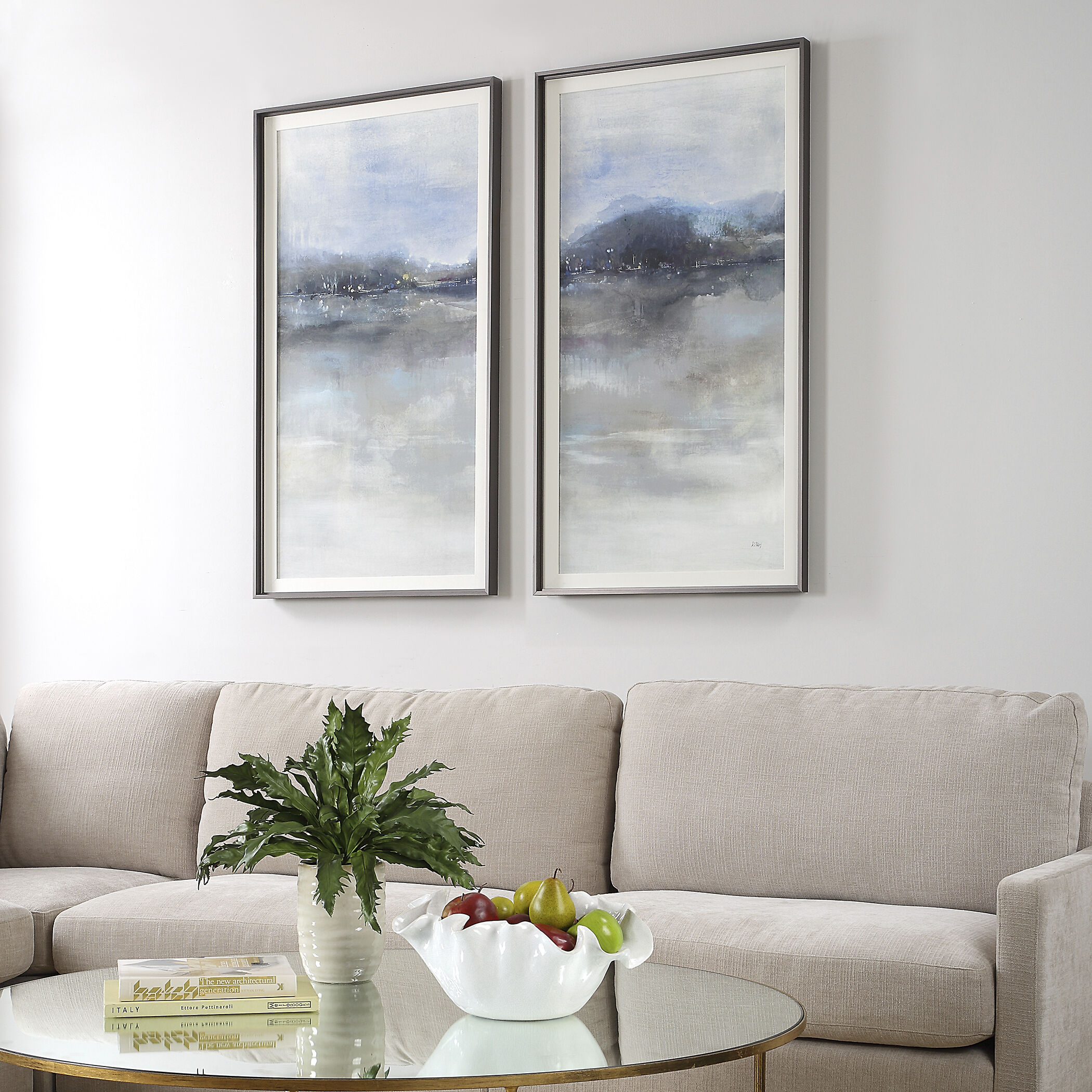 Thinking Of You 51.88 X 27.88 inch Landscape Prints, Set of 2