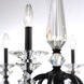 Verona 6 Light 29.9 inch Black Chandelier Ceiling Light, Schonbek Signature