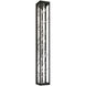 Aerie LED 48 inch Silver and Black Outdoor Wall Sconce