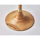 Rebecca 60 inch 100.00 watt Natural Rubberwood with Antique Brass Accent Floor Lamp Portable Light