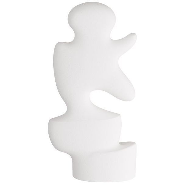 Mello Matte White Plaster Sculpture