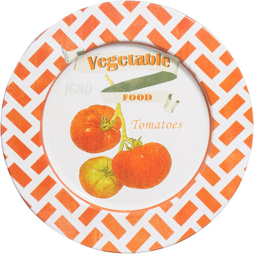 Abington 13 X 1 inch Red Plate