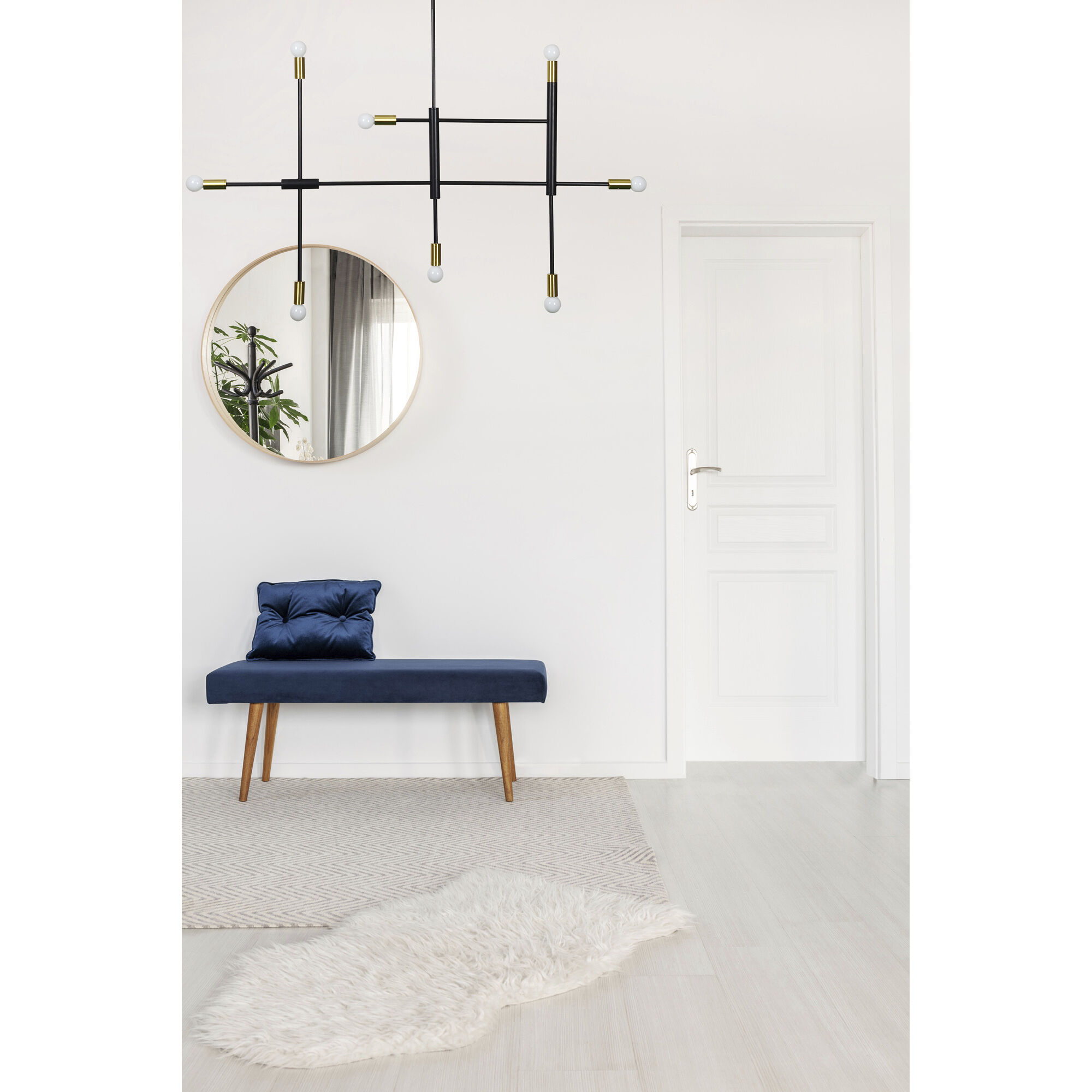 Reegler 8 Light 54.5 inch Black Pendant Ceiling Light