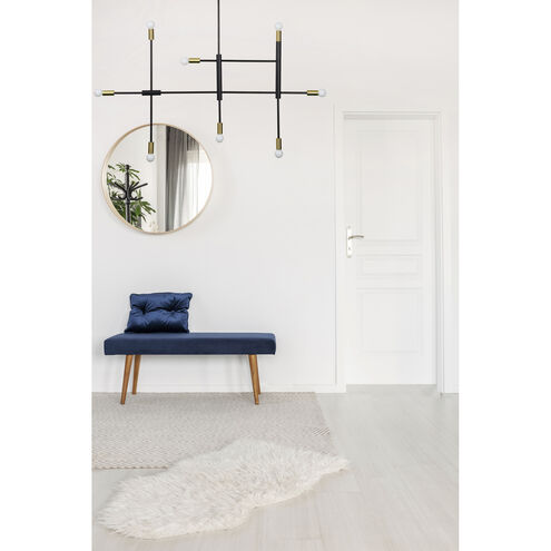 Reegler 8 Light 54.5 inch Black Pendant Ceiling Light