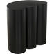 Bast 25 X 24 inch Matte Black Side Table