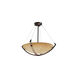 Clouds 12 Light Dark Bronze Pendant Bowl Ceiling Light in Incandescent
