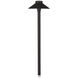 Tiki 12 6.5 watt Black Path and Area Light in 3000K Warm White LED, WAC Landscape