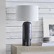 Kelly Wearstler Chalon 30 inch 15 watt Stained Black Metallic Table Lamp Portable Light, Large