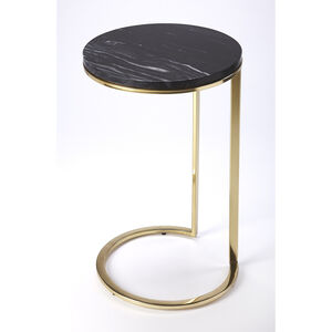 Butler Loft Martel Marble & Metal 27 X 16 inch Polished Gold Accent Table