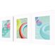 Travel Collection Modern Flat White Framed Art
