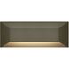 Nuvi 12v 2.60 watt Bronze Landscape Deck Sconce, Rectangular