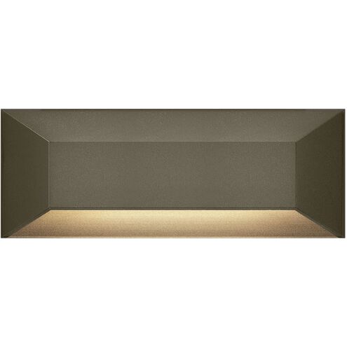 Nuvi 12v 2.60 watt Bronze Landscape Deck Sconce, Rectangular