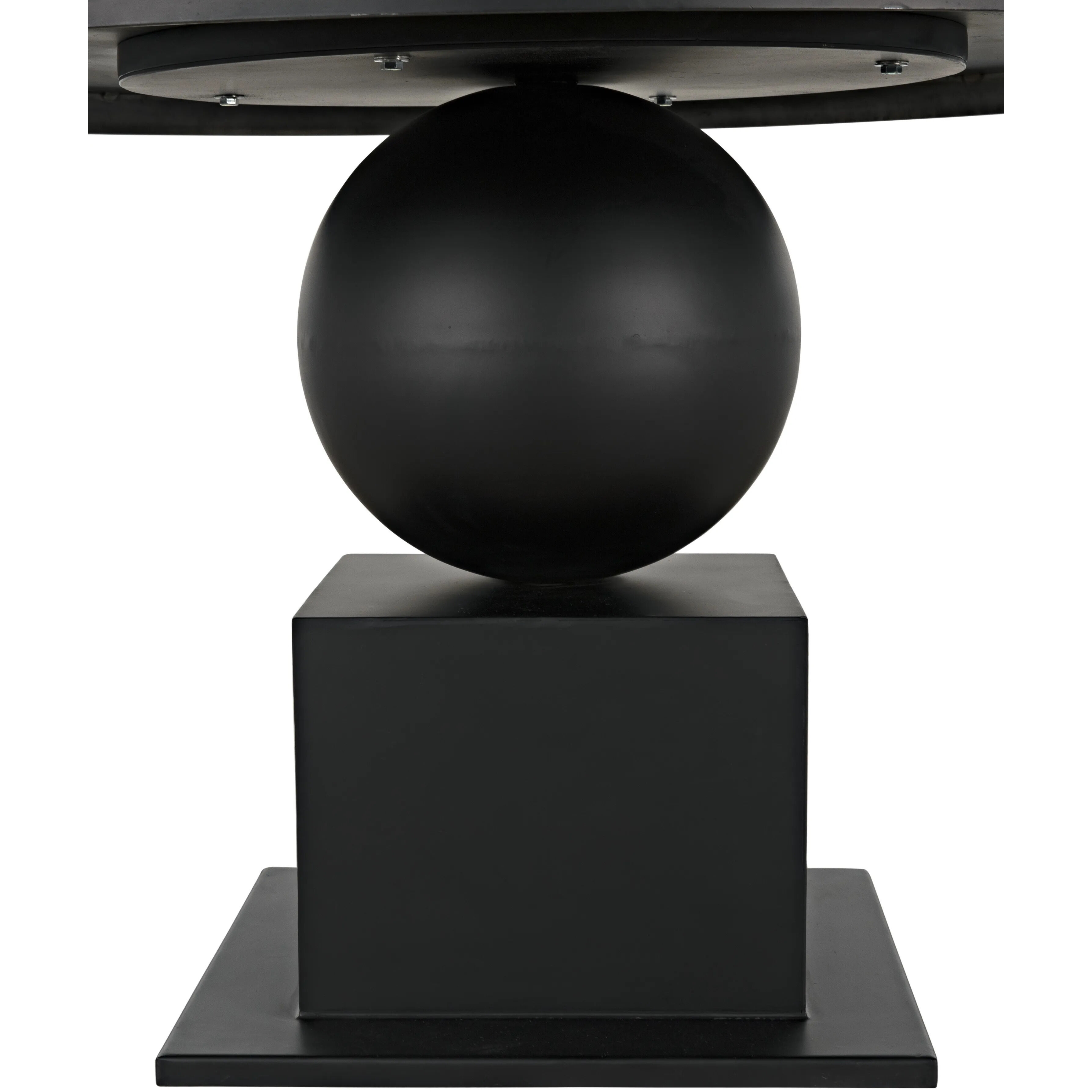 Emira 52 X 52 inch Matte Black Dining Table