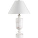 Katn 26 inch White Marble Table Lamp Portable Light
