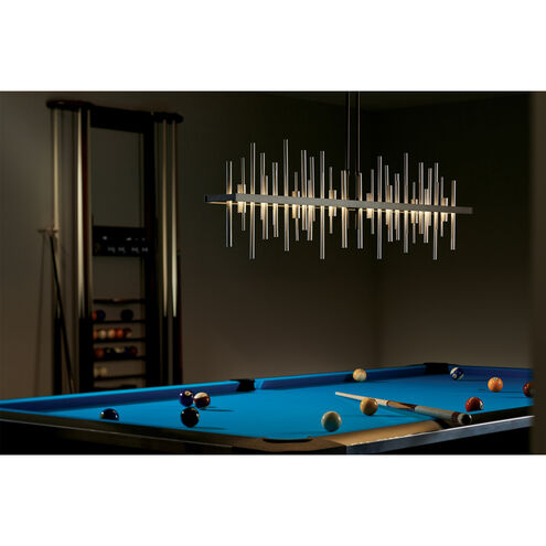 Cityscape LED 51.9 inch Black and Soft Gold Pendant Ceiling Light in Black/Soft Gold, Large