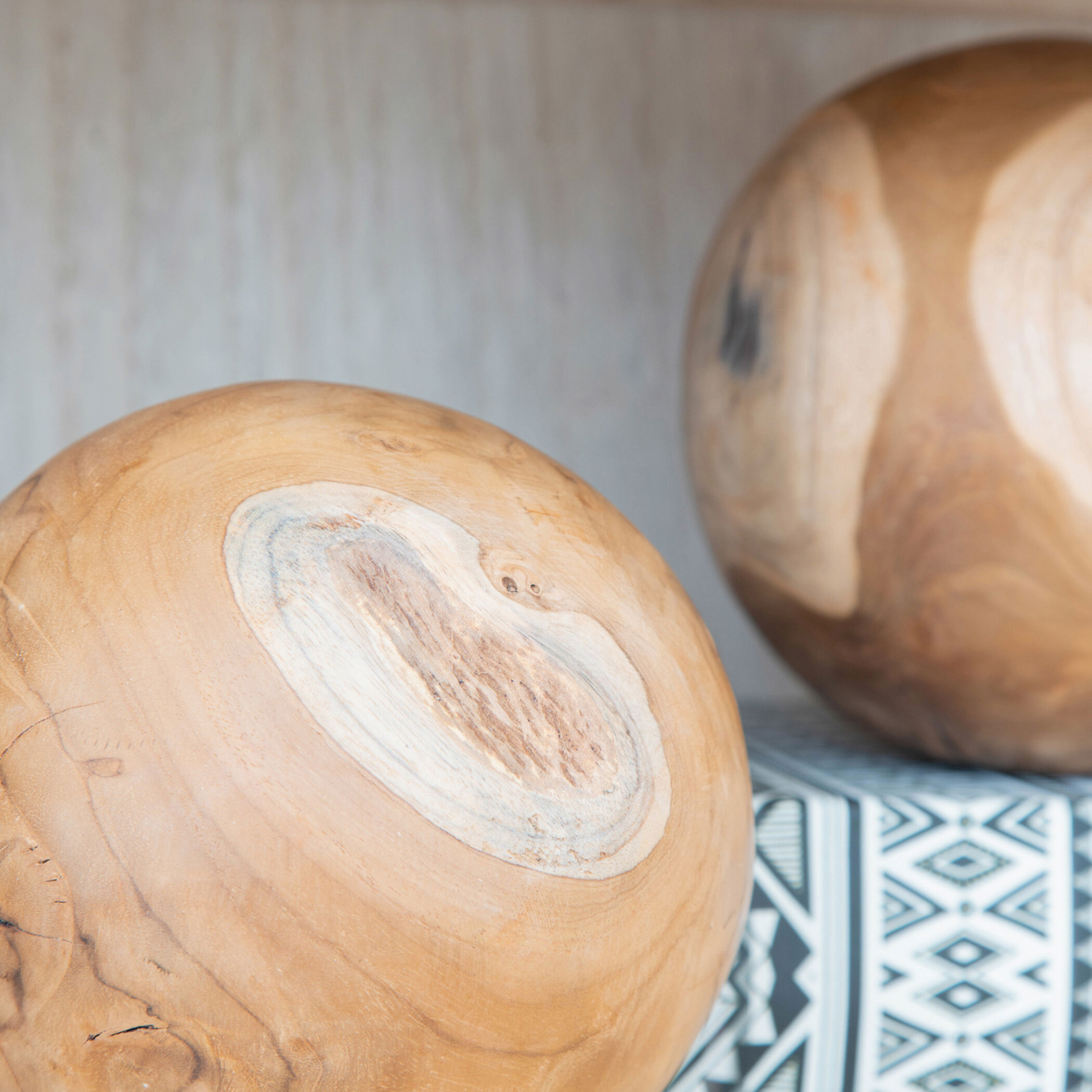 Anita Natural Decorative Ball, Set of 3