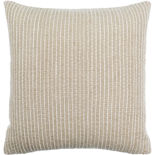 Natchez 18 X 18 inch Light Beige Accent Pillow