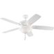 Colony 52 LED 52 inch Matte White Ceiling Fan