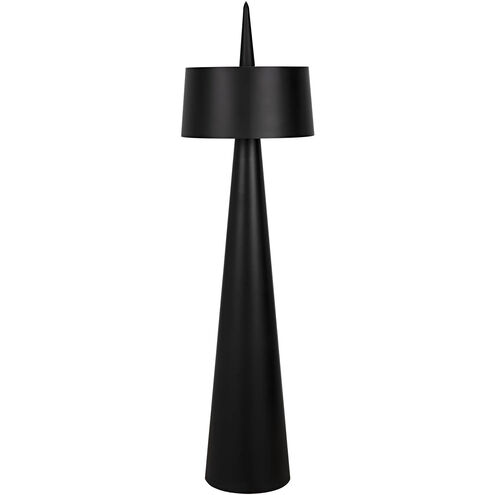 Moray 72 inch 60.00 watt Matte Black Floor Lamp Portable Light