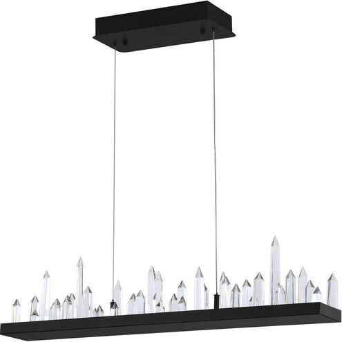 Juliette LED 45 inch Black Pool Table Light Ceiling Light