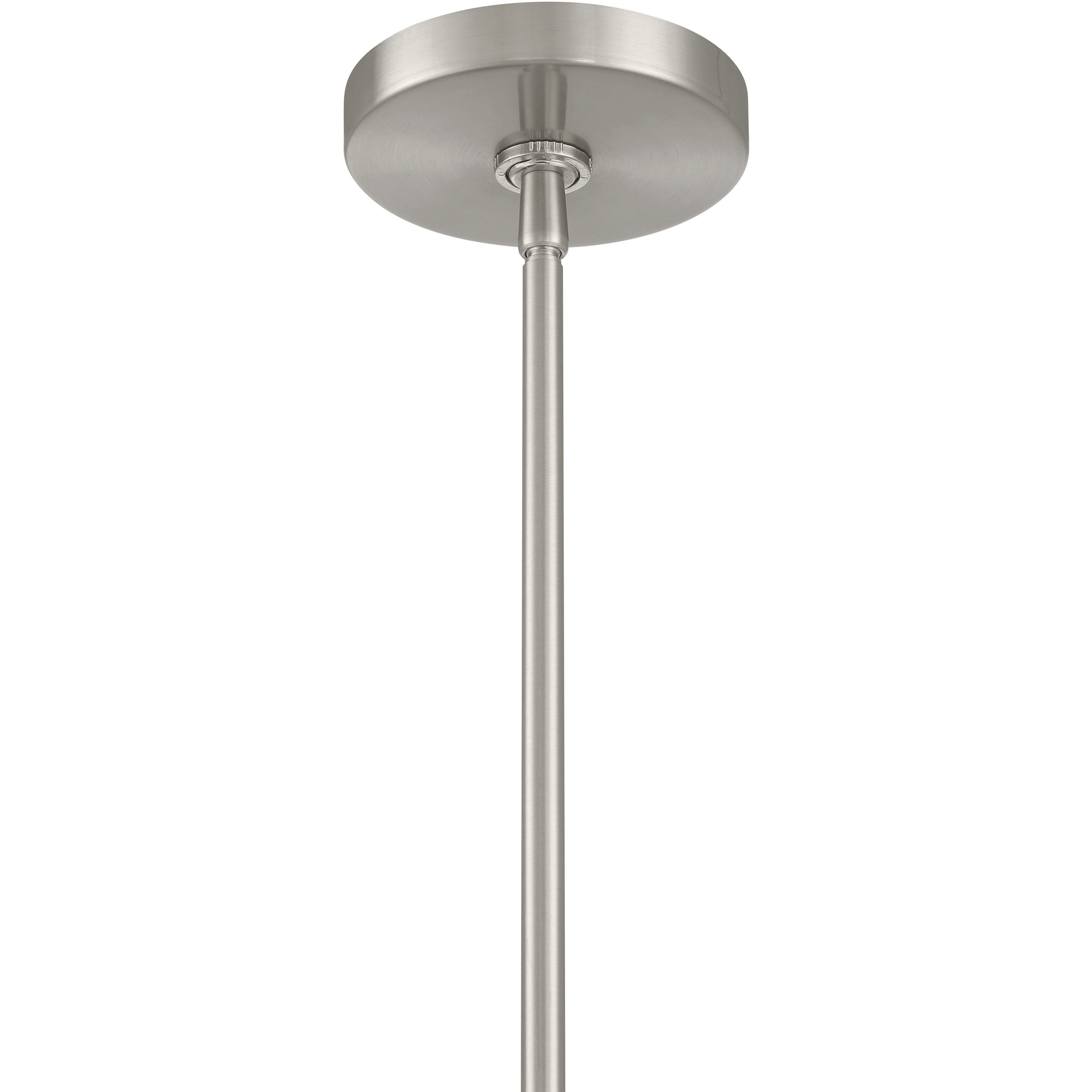 Pacific 1 Light 14 inch Brushed Nickel Pendant Ceiling Light