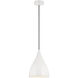 Oden 1 Light 9 inch Matte White Pendant Ceiling Light