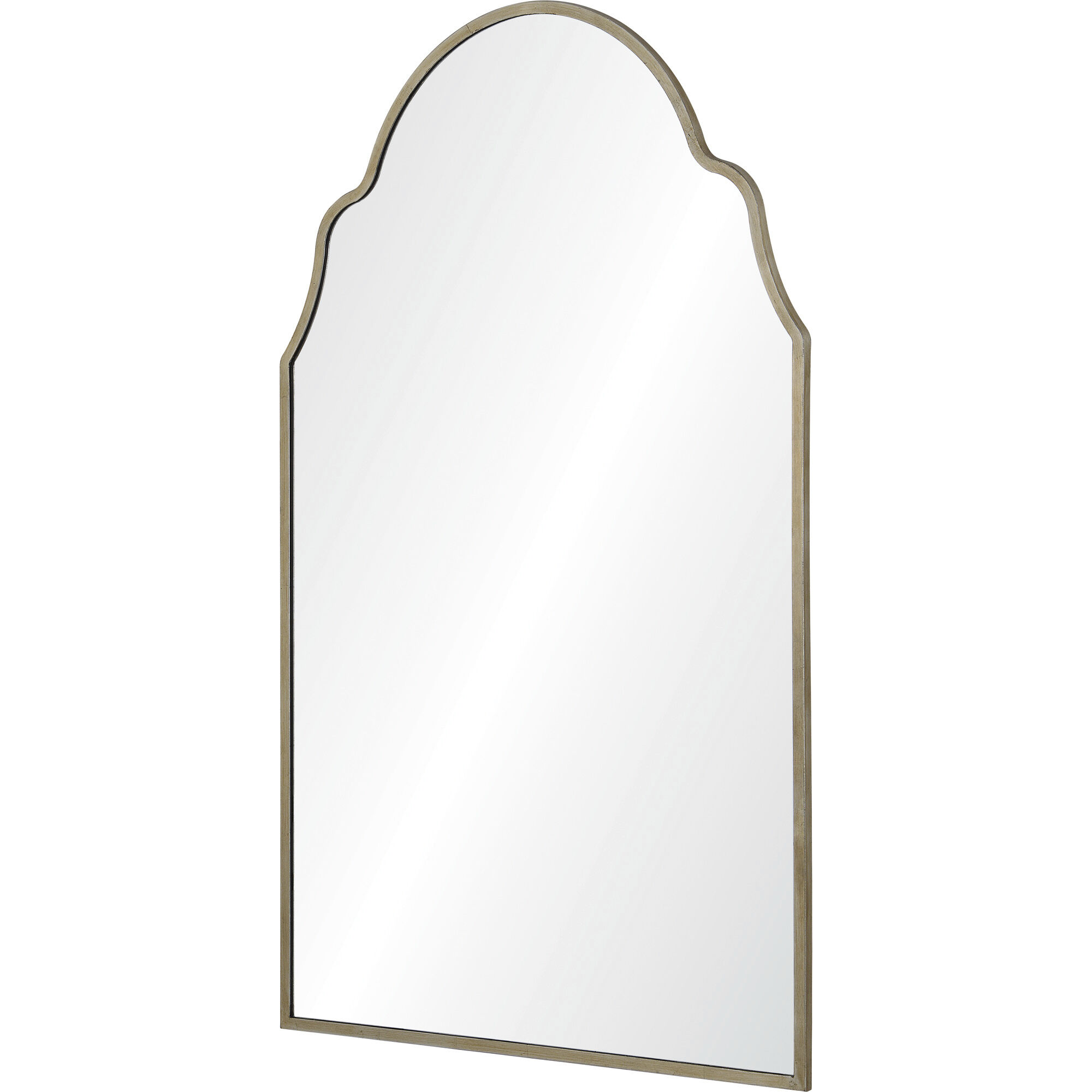 Natasha 42 X 26 inch Antique Silver Leaf Wall Mirror