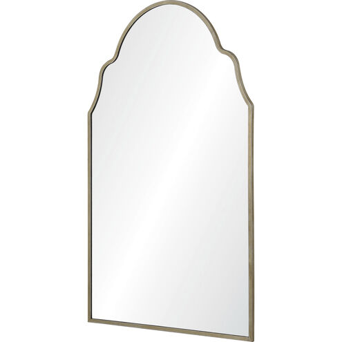 Natasha 42 X 26 inch Antique Silver Leaf Wall Mirror