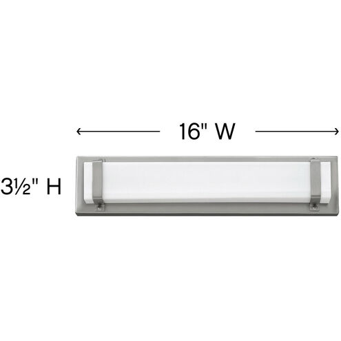 Tremont LED 16 inch Brushed Nickel Vanity Light Wall Light