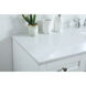 Cooper 60 X 19 X 34 inch White Vanity Sink Set