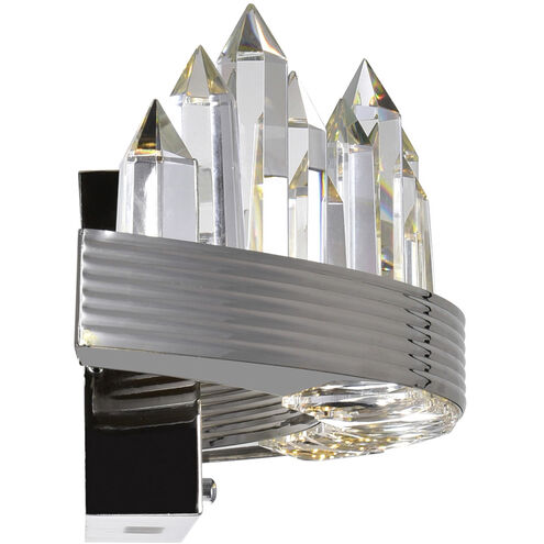 Agassiz LED 12 inch Polished Nickel Wall Sconce Wall Light