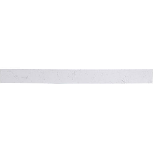Backsplash 42 X 1 X 4 inch Calacatta White Bathroom Vanity Backsplash.