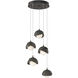 Brooklyn 5 Light 16 inch Oil Rubbed Bronze and Dark Smoke Pendant Ceiling Light in Oil Rubbed Bronze/Dark Smoke