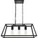 Resolute 3 Light 25 inch Black Pendant Ceiling Light